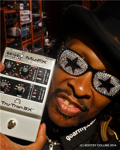 Bootsy Collins Gets In Your Face With The Mu-FX Tru-Tron 3X